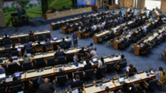 Conference room facility at the UN Complex in Nairobi room