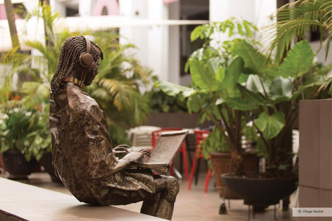 UNON DCS VM sculpture