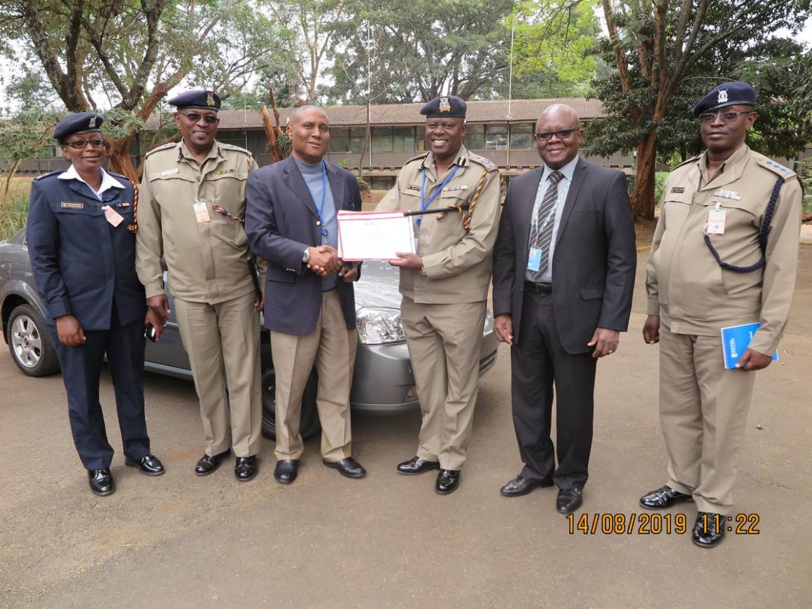UNON DSS chief with GoK Police