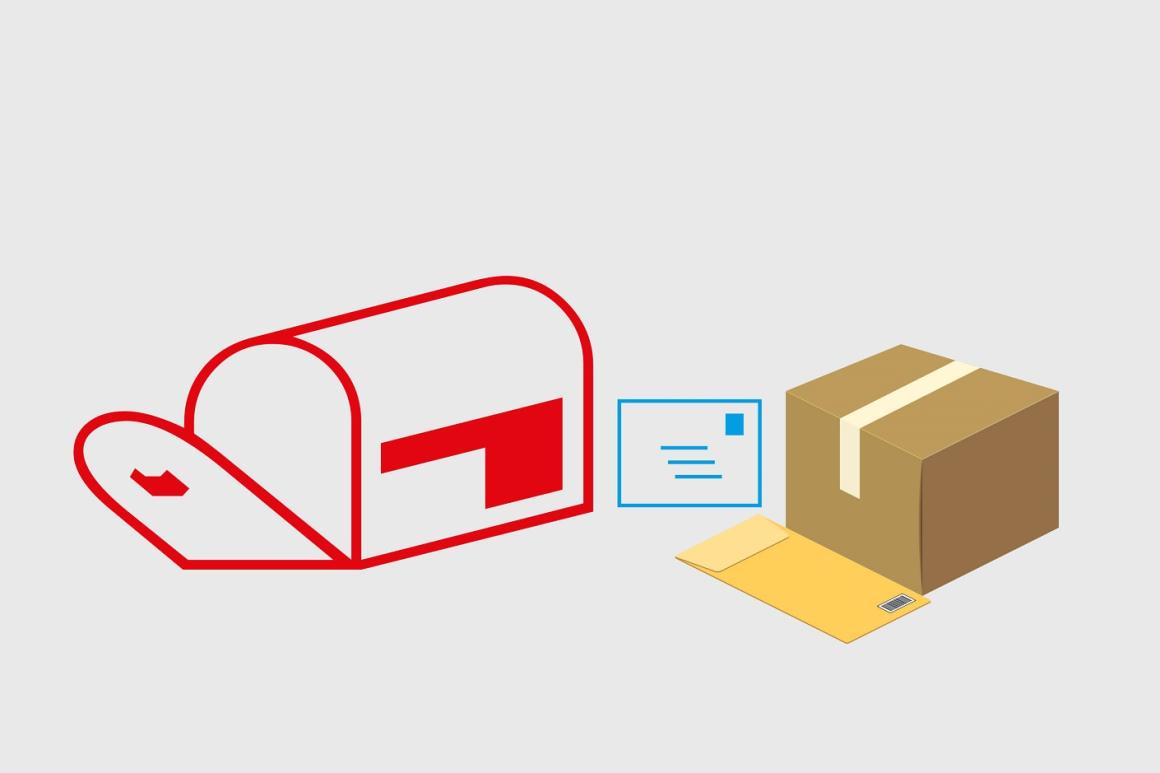 Post and mail graphic