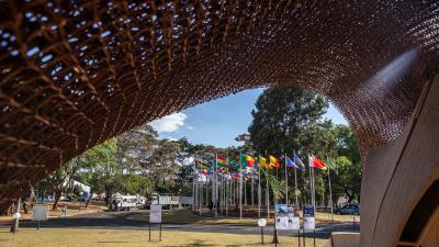 Outdoor 3D Exhibition at the United Nations Office in Nairobi complex for the UNEA meeting 